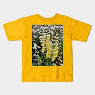 Snapdragon Flower Yellow Kids T-Shirt